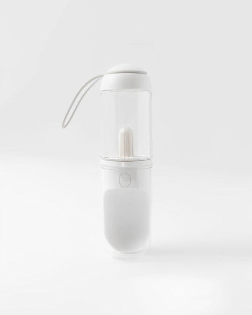 moncheri hundewasserflasche weiss