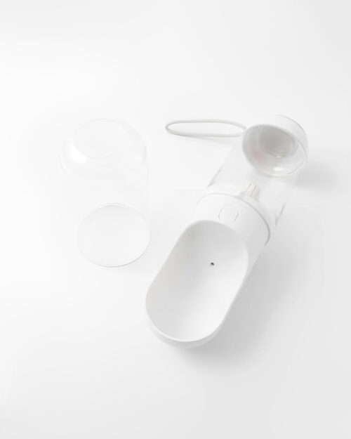 moncheri hundewasserflasche weiss