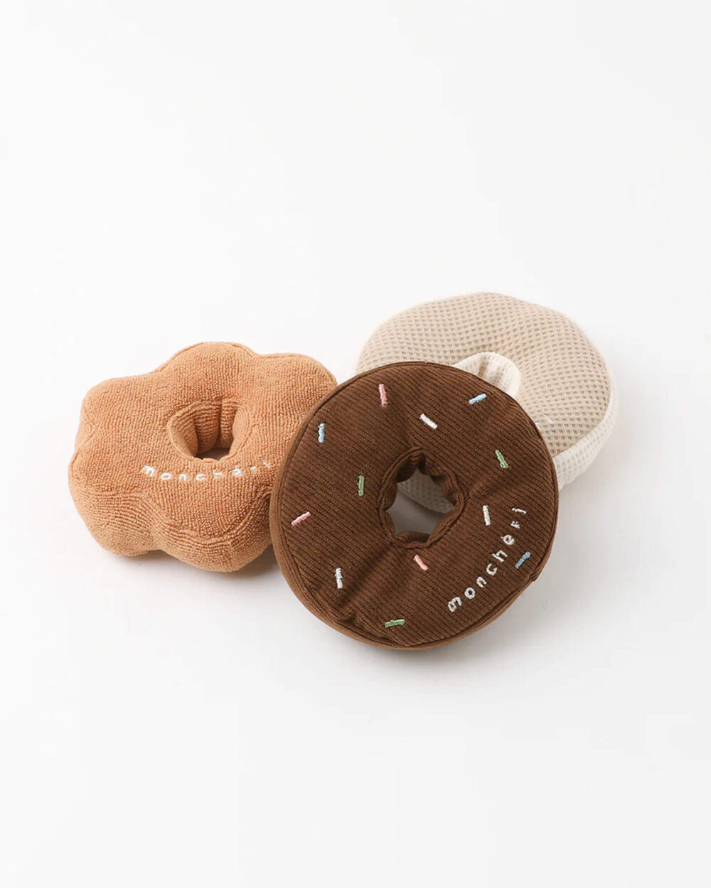 weiches donut set hundespielzeug mit seile