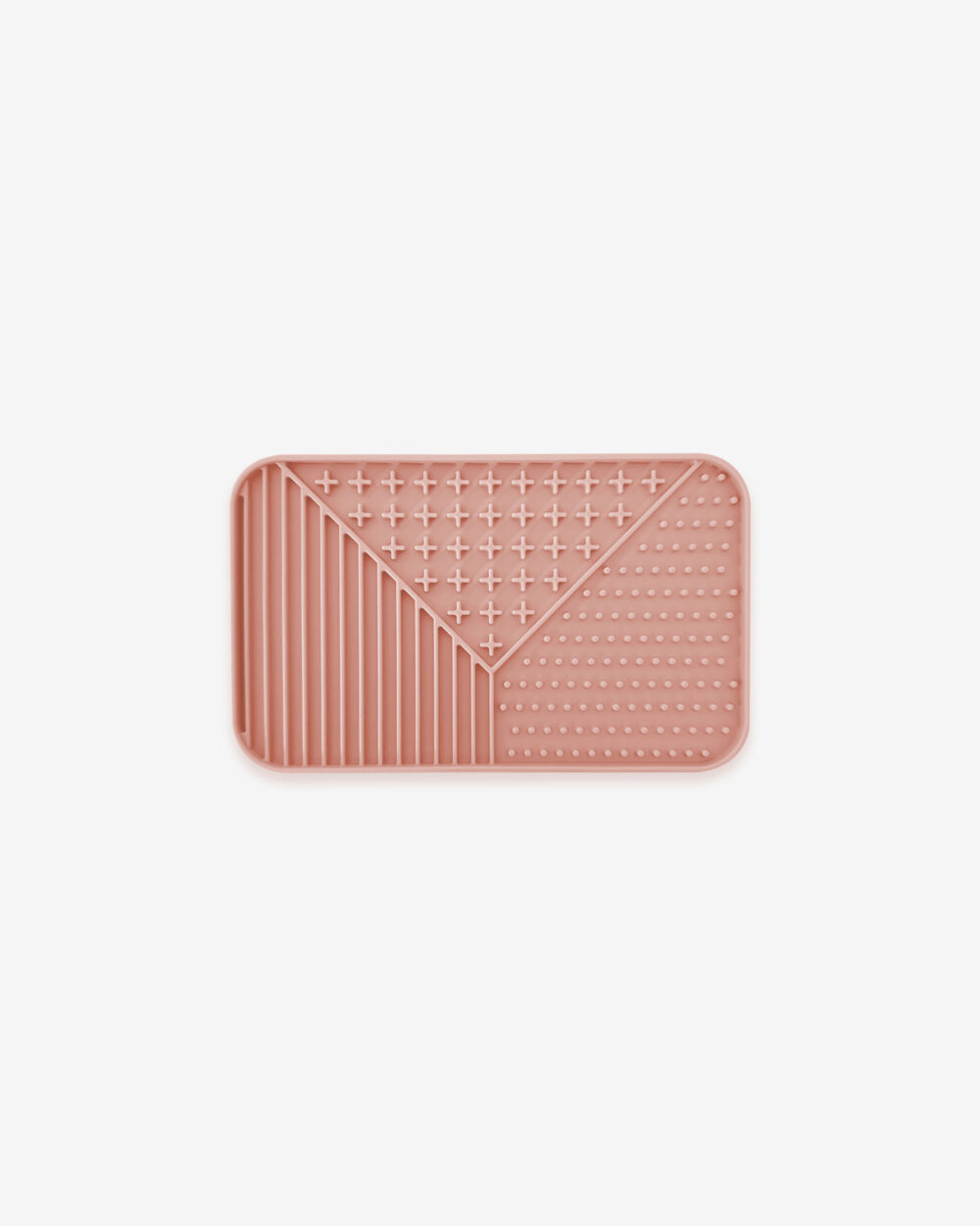 schleckmatte mit saugnäpfe rosa