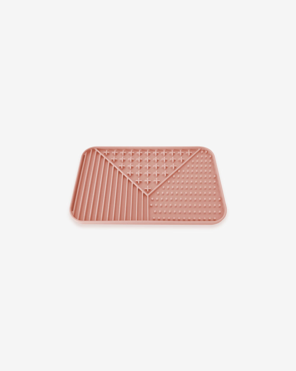 schleckmatte mit saugnäpfe rosa